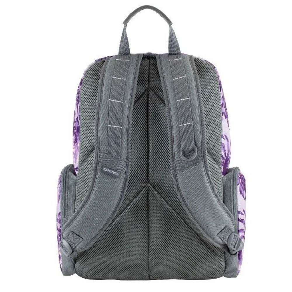 Eastsport Unisex Diamond Expandable Recycled Backpack, Hibiscus Edge NWT